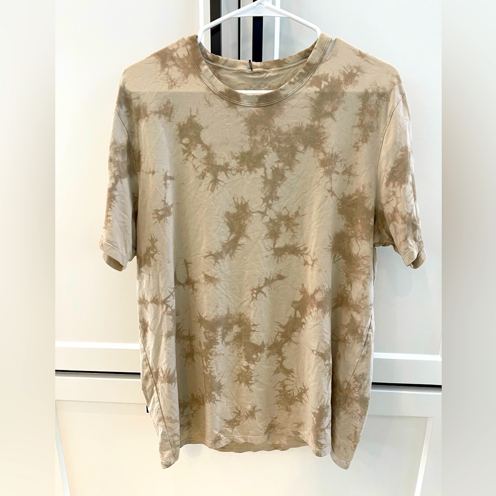 lululemon athletica Tan Tie-Dye Short Sleeve Tee